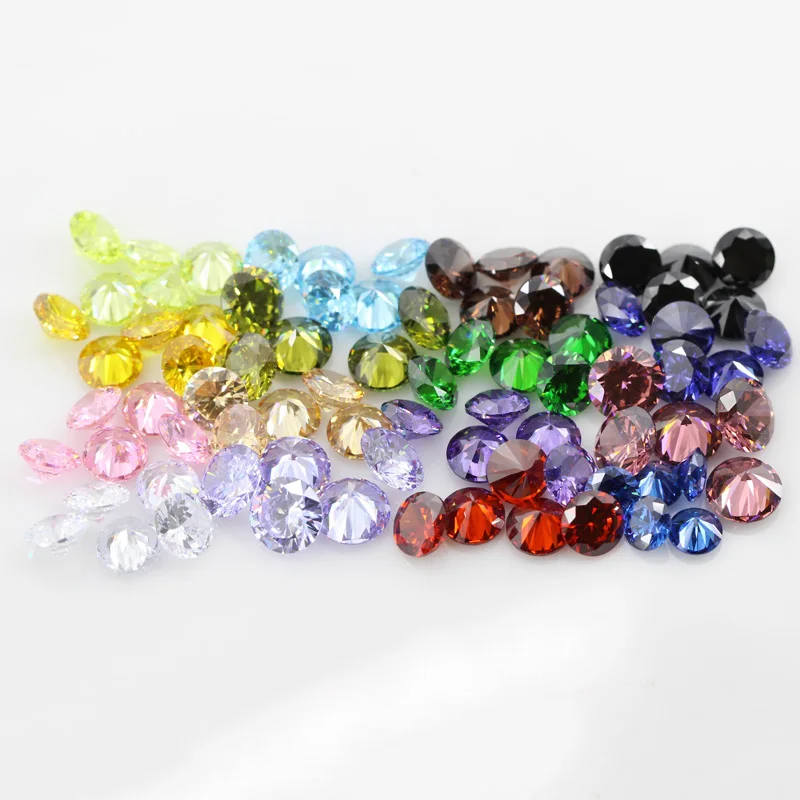 2-Cubic-Zirconia-Stone-Multicolor-Round-Shape-Brilliant-Cut-Loose-CZ-Stones-Synthetic-Gems-Beads-For-Jewelry