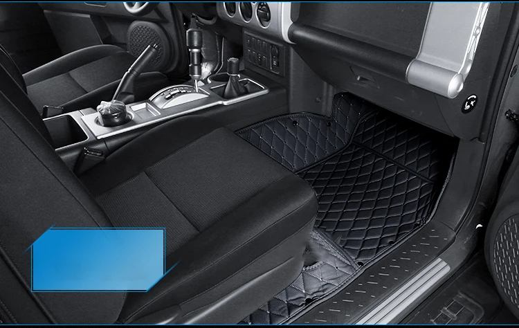 Lsrtw2017 кожаные автомобильные коврики для toyota FJ cruiser 2007- 2008 2009 2010 2011 2013 аксессуары
