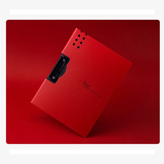 Xiaomi Mijia Fizz горизонтальная папка A4 матовая текстура портативный коврик портативный лоток для ручек плотный портфель для школы офисные принадлежности - Цвет: Red