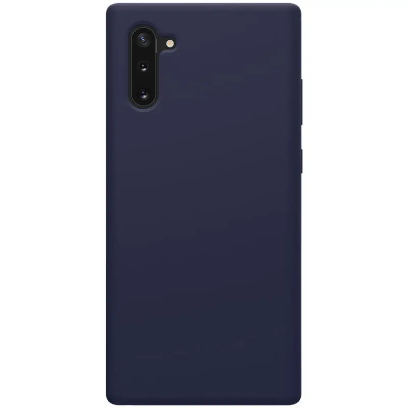 Для samsung Galaxy Note10 10 Plus чехол Nillkin Flex чистый роскошный жидкий силиконовый чехол-накладка для samsung S10 S10 Plus S10e чехол - Цвет: Blue