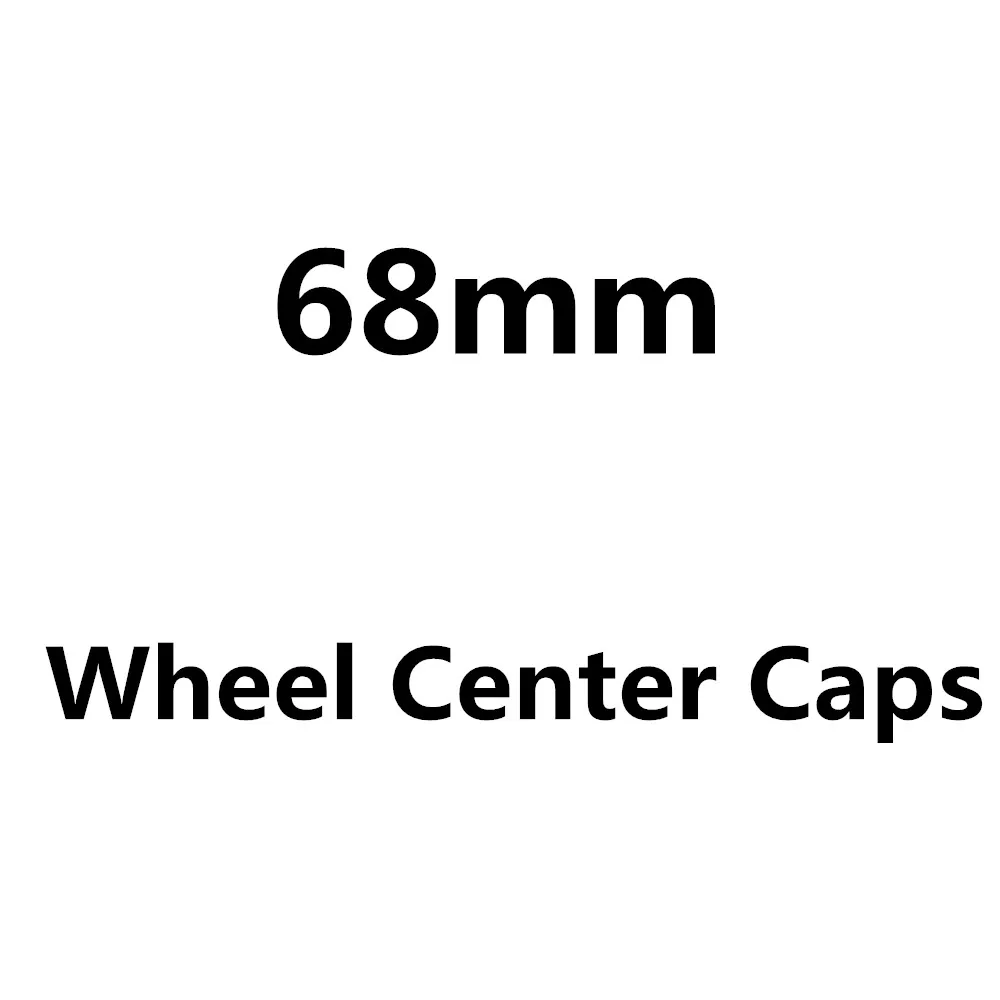 

4X 68MM Car Wheel Center Cover Accessories Hub Cap For BMW X5 E70 E53 E46 E60 E90 F30 F10 E39 E36 F20 E87 E92 E91 r1200gs G30 M