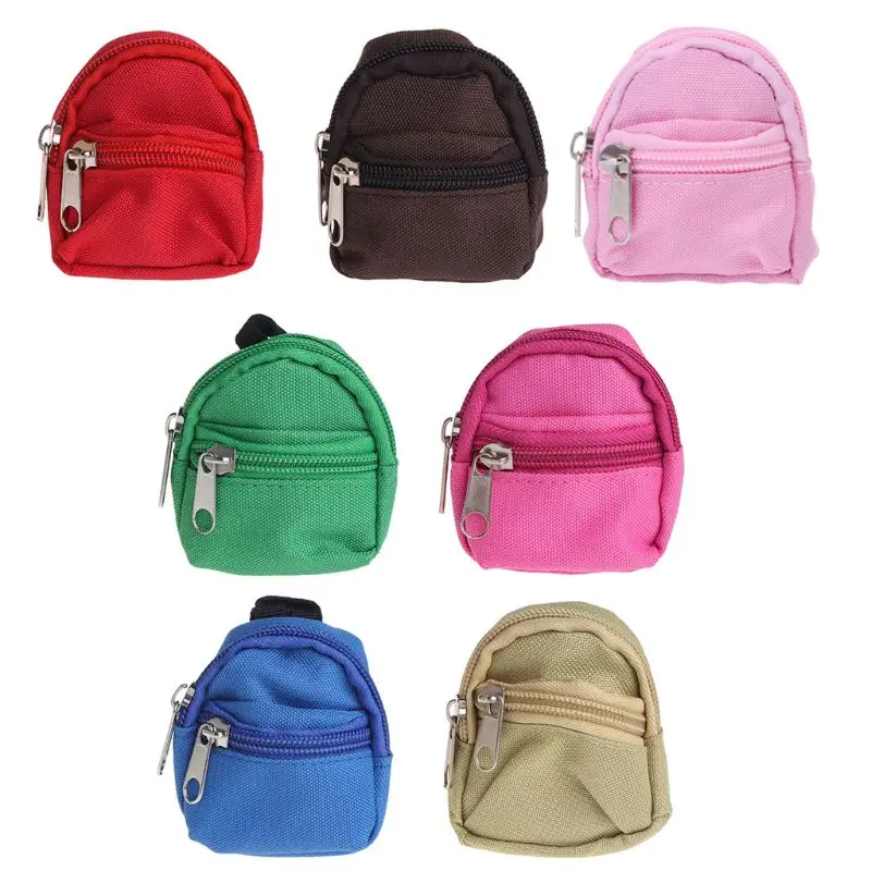 Doll Backpack Bag Accessories Mini Toys Cute Children Gifts 7 Colors For Barbie