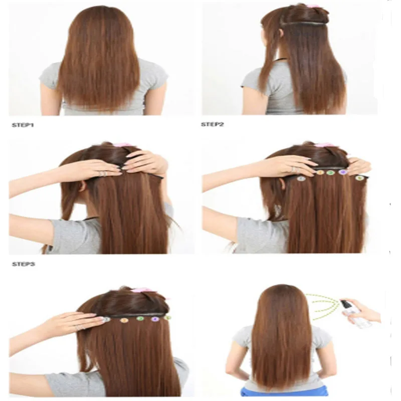 naturalhair pedaço cabelo acessórios 5 grampos de cabelo para meninas brancas