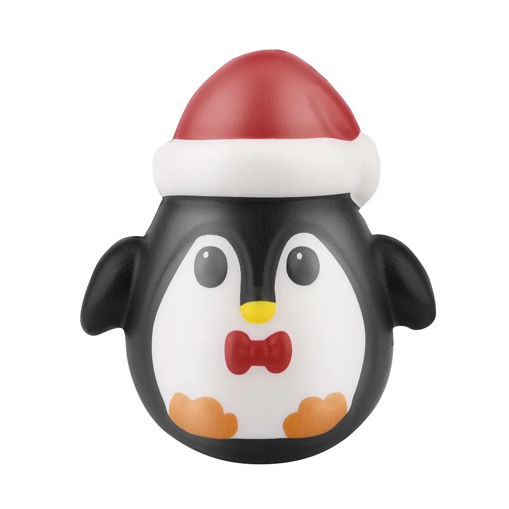 Рождественский Санта изысканный медленно поднимающийся шар восхитительный Снеговик булочка подвеска детский подарок очаровательные игрушки сжимающие игрушки игрушка для снятия стресса - Цвет: B