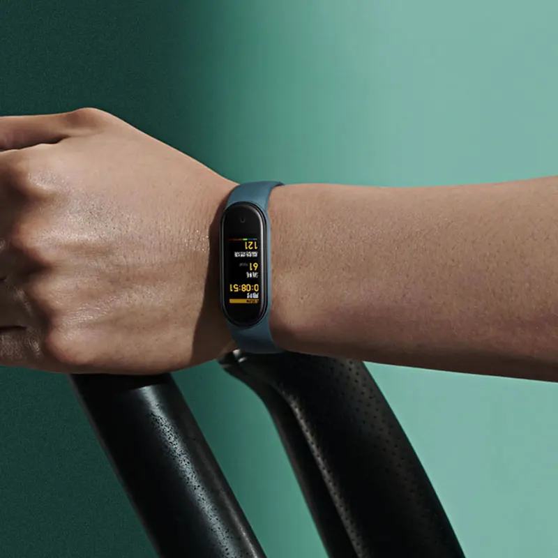 Оригинальный Смарт браслет Xiaomi Mi Band 5 цветной дисплей AMOLED 1 дюйма пульсометр