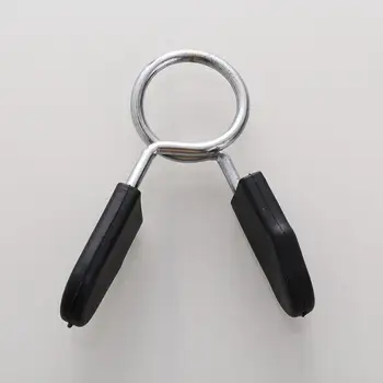 

Barbell Gym Weight Bar Dumbbell Lock Clamp Rubber Metal Collars Sport Durable Lifting Tool