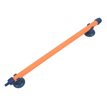 

Fish Tank Aquarium Air Stone Bubble Wall Tube, 10-Inch, Orange