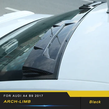 

For Audi A4 S4 B9 2017 2018 2019 Car Styling Rear Windshield Decoration Chrome Cover Frame Trim Sticker Exterior Accessories