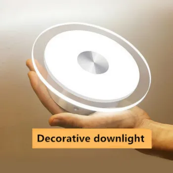

New embedded downlight LED aisle corridor lamp living room bedroom wall ceiling light wall mounted three-color ceiling lamp