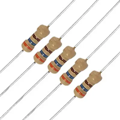 50x1/4 W 250V 360 ohm Углеродные пленочные резисторы осевые