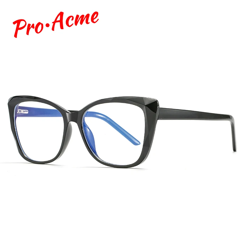 

Pro Acme Cat Eye Blue Light Blocking Glasses Women/Anti Radiation Glasses /Gasses for Computer/Spring Legs gafas luz azul PC1423