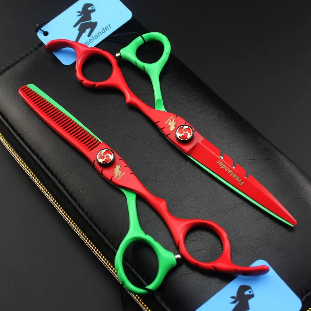 

6.0 Inch New Hair Scissors Set Cutting Shears Thinning Scissors Barber Hairdressing Scissors Scharen Tools