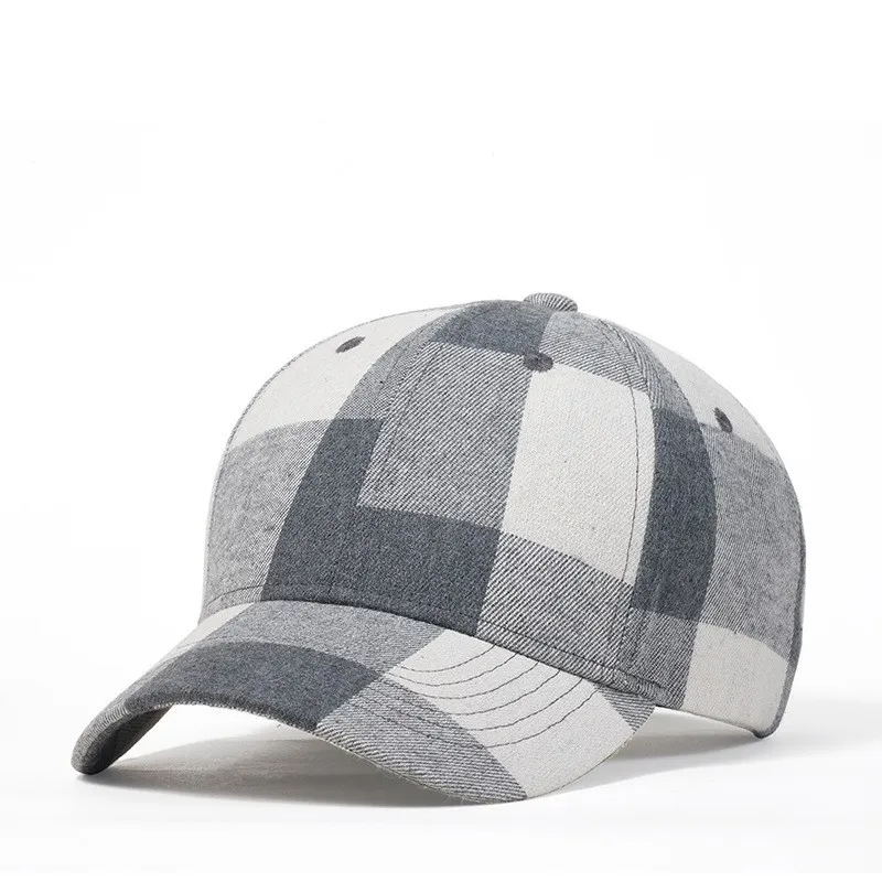 black Checkered Hat Buffalo Plaid Hat 