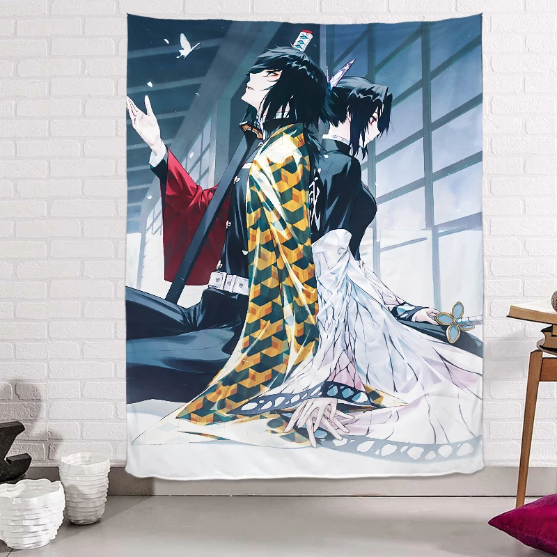 Kawaii Room Decor Hanging Cloth Anime Background Cloth Bedroom Room Bedside Wall Decorative Tapestry Cute Decor tapestry decor,anime wall decor