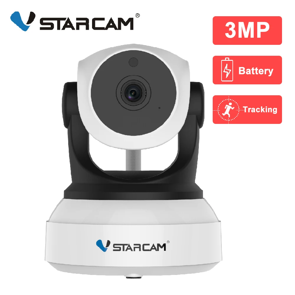 Vstarcam 1080P IP Camera Wifi Camera Indoor 2500mAh Rechargeable Battery AI Auto Tracking CCTV Surveillance Security Camera