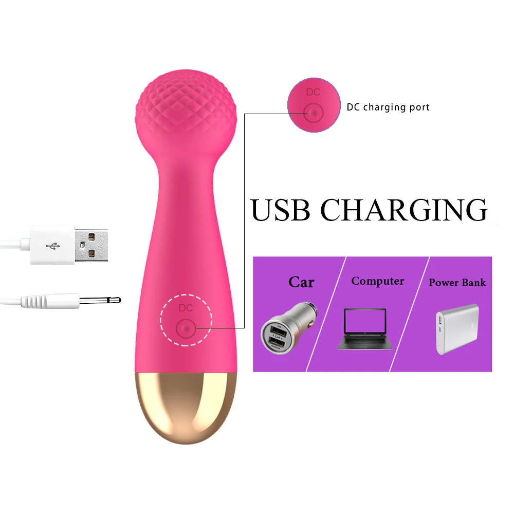 Зарядное устройство USB секс игрушка вибратор пуля аккумуляторные вибрационные