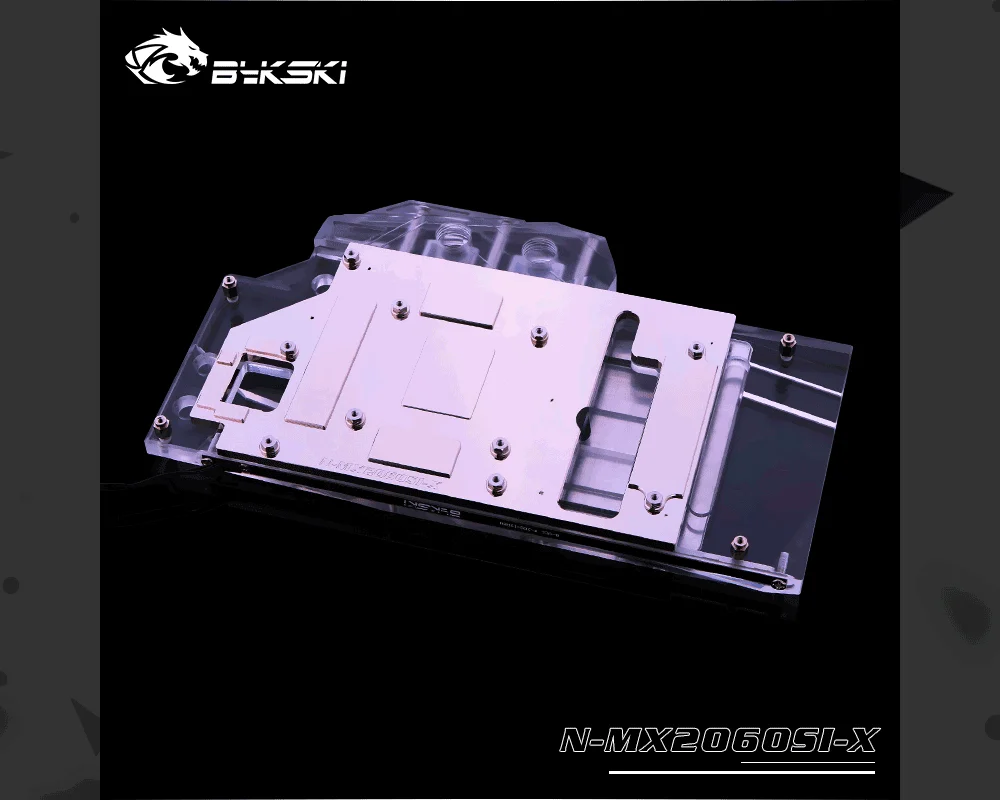 Bykski N-MX2060SI-X, Full Cover Graphics Card Water Cooling Block, For Maxsun RTX2060 Si 6G V0, E-sports  