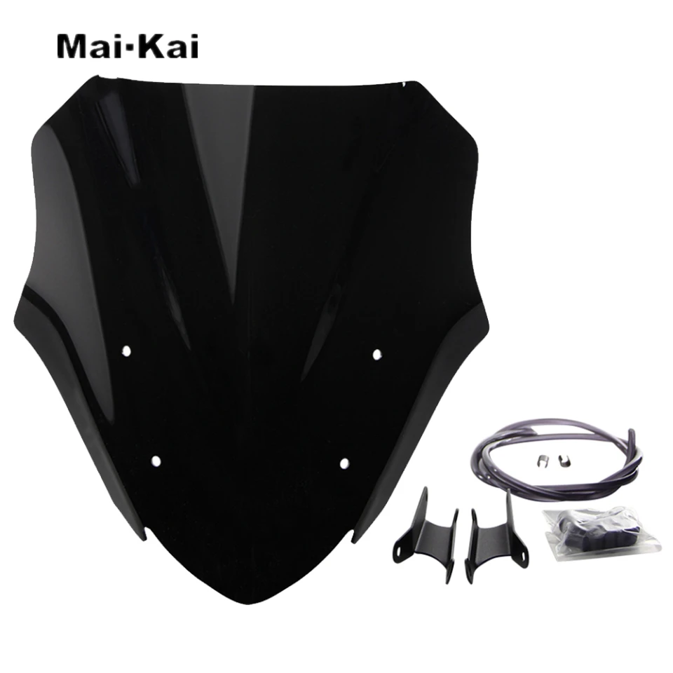 

MAIKAI For KAWASAKI Z900 Z 900 2017 Motorcycle Windscreen Wind Deflector Windshield Head Cover Sun Visor Visor Viser