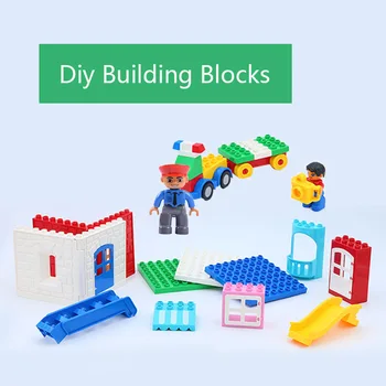 

Building Blocks Set Big Size DIY Children Toys Building Blocks Accessories Toys for Children Creative Stitching Interesting Toy
