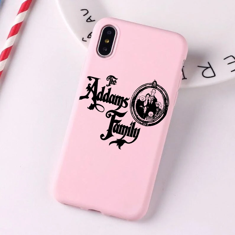 22922 Среда Addams семейный цветной Мягкий силиконовый чехол для телефона iphone 6/6s, 6 Plus/6s Plus, 7/8, 7 Plus/8 Plus, X, XS, XR, XSMax - Цвет: 22922