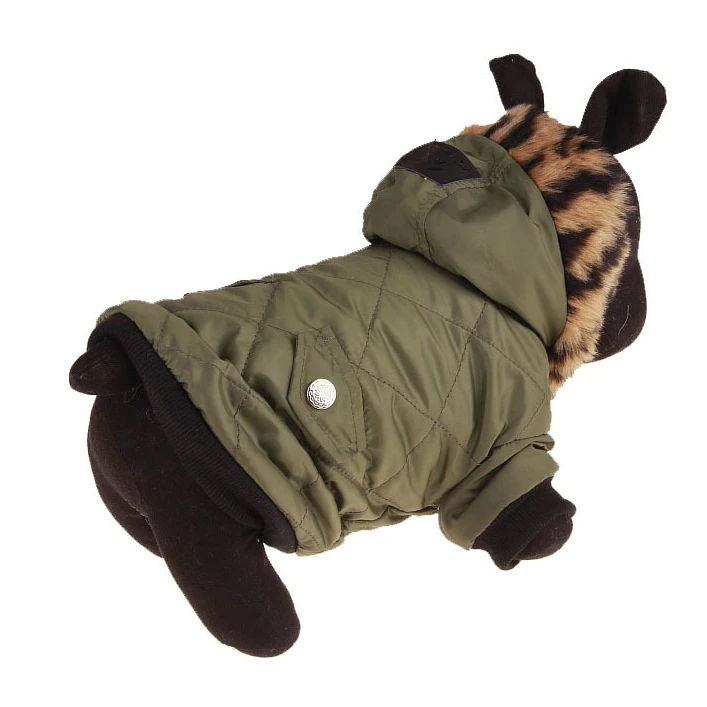 Fenice/зимняя одежда для собак; куртка-пуховик; пальто для собак; костюм для домашних животных; теплая верхняя одежда; Одежда для собак; Новинка - Цвет: green