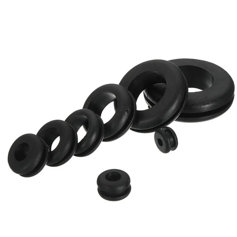 180Pcs Gasket Kit Black Rubber Washer Seals Grommets Assortment Set High Quality Spare Parts Wiring Cable With Box#294382