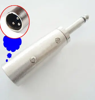 

DHL/EMS 50PCS XLR Male to 6.35mm 1/4 inches Mono Microphone Adapters XLR PLUG-A8