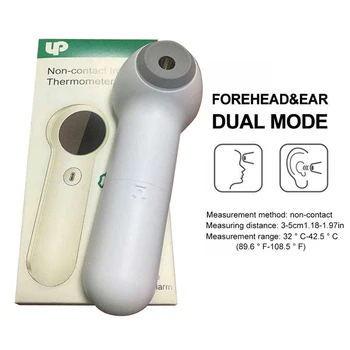 

Contactless Digital Infrared Fast Temperature Measurement Forehead Body Thermometer Gun Non-contact Silent Mode Thermometer