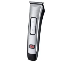 Kemei KM-236 ножницы для волос ЖК-дисплей электрическая машинка для стрижки волос литиевая батарея Быстрая зарядка взрослые детские ножницы для волос