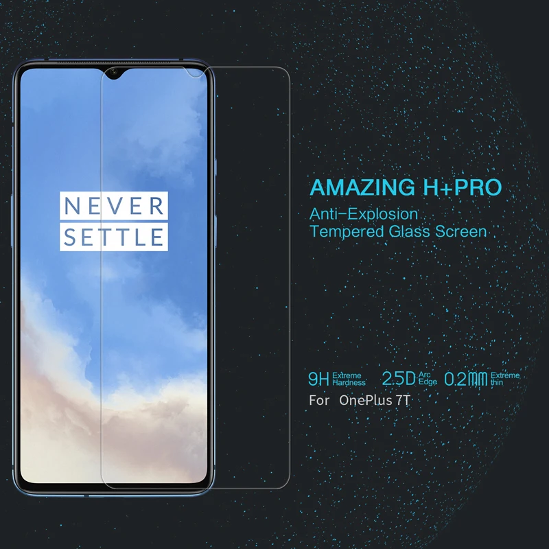 Защитное стекло для Oneplus 7T закаленное Nillkin 9H Amazing H + PRO Защита экрана oneplus 6/6T|tempered glass