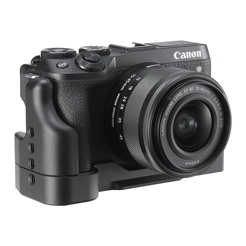 UURig R029 микрофон L Пластина для Canon M6 Mark II металлическая пластина быстрого крепления Холодный башмак 1/4 винт