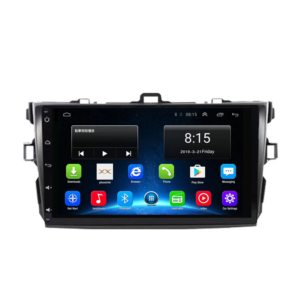 9 &quot4G LTE Android 8 1 Fit TOYOTA Corolla 2007 2008 2009 2010 2011 2012 Мультимедиа Стерео DVD плеер автомобиля