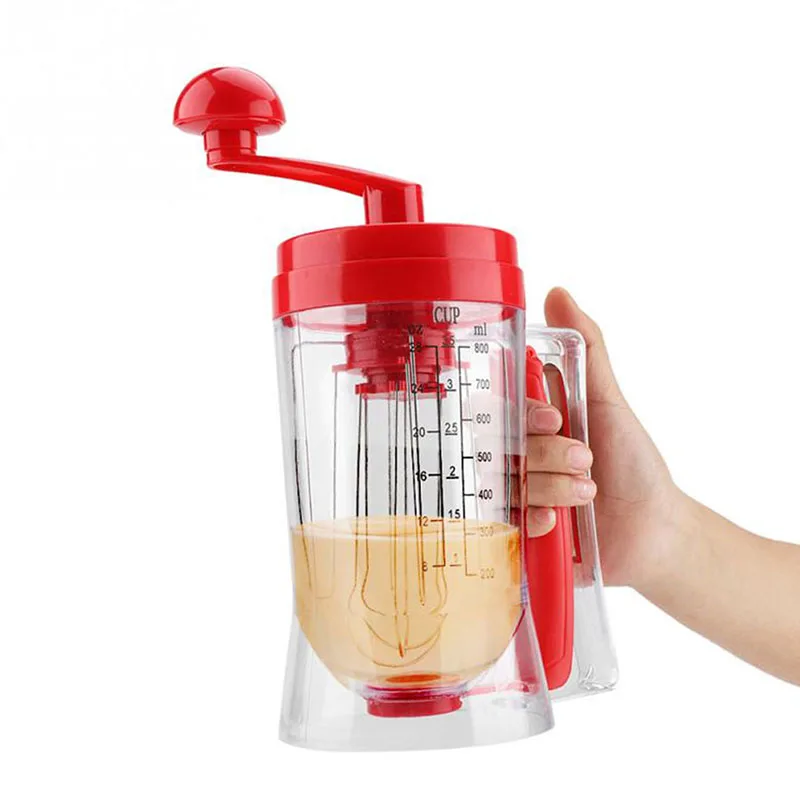 Ручной Блинный диспенсер теста для капкейков Блендер Машина кухонный инструмент для выпечки со шкалой