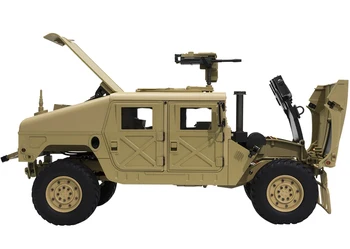 

ZT Upgraded Light Sound Function 1/10 2.4G 4WD 16CH 30km/h Rc Model Car U.S.4X4 Truck p408