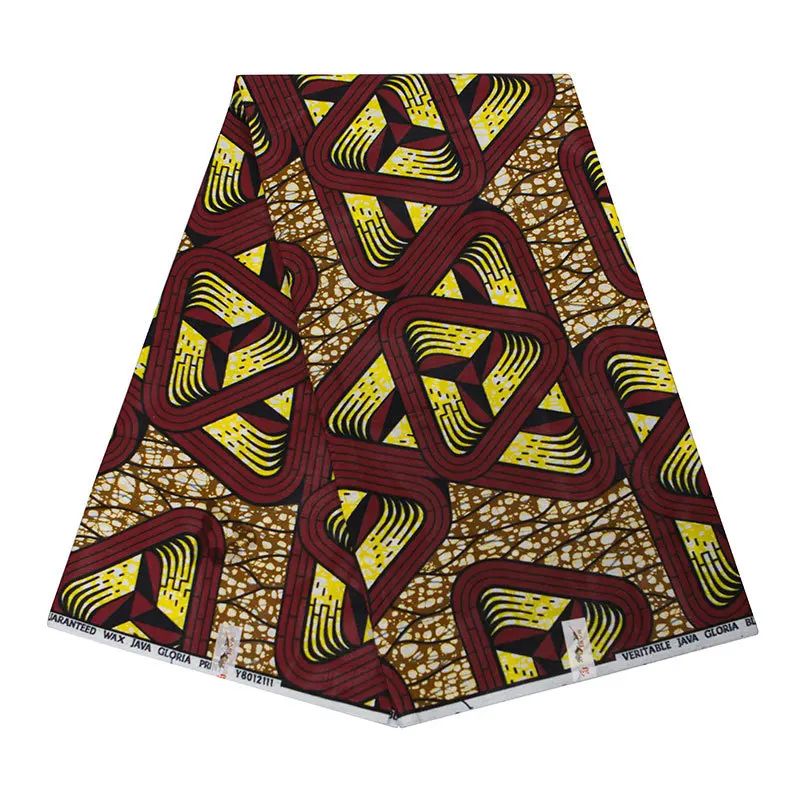 Хлопок Африка Анкара печать батик настоящий голландский воск Африканский блок швейный материал для вечернего платья лучшее качество tissu 6 ярдов