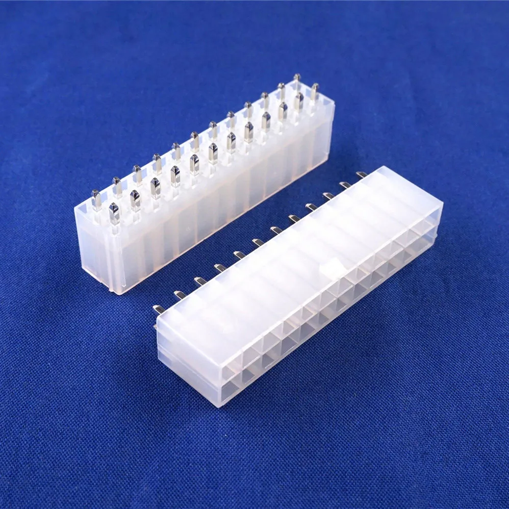 50 шт. 4 2 мм 24 контакта штыревой разъем положения материнская плата|male power connector|4 pin