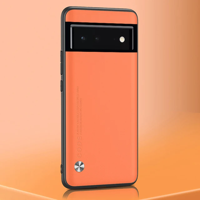 For Google Pixel 6 Pro Shockproof Anti-fingerprint Slim Soft Shell Cover For Pixel6 Pixel6Pro Plain Leather Protector Case Couqe waterproof case for phone Cases & Covers