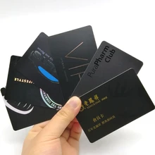 Пользовательские карты черный металл членская карта серийный номер 100 шт./лот dhl