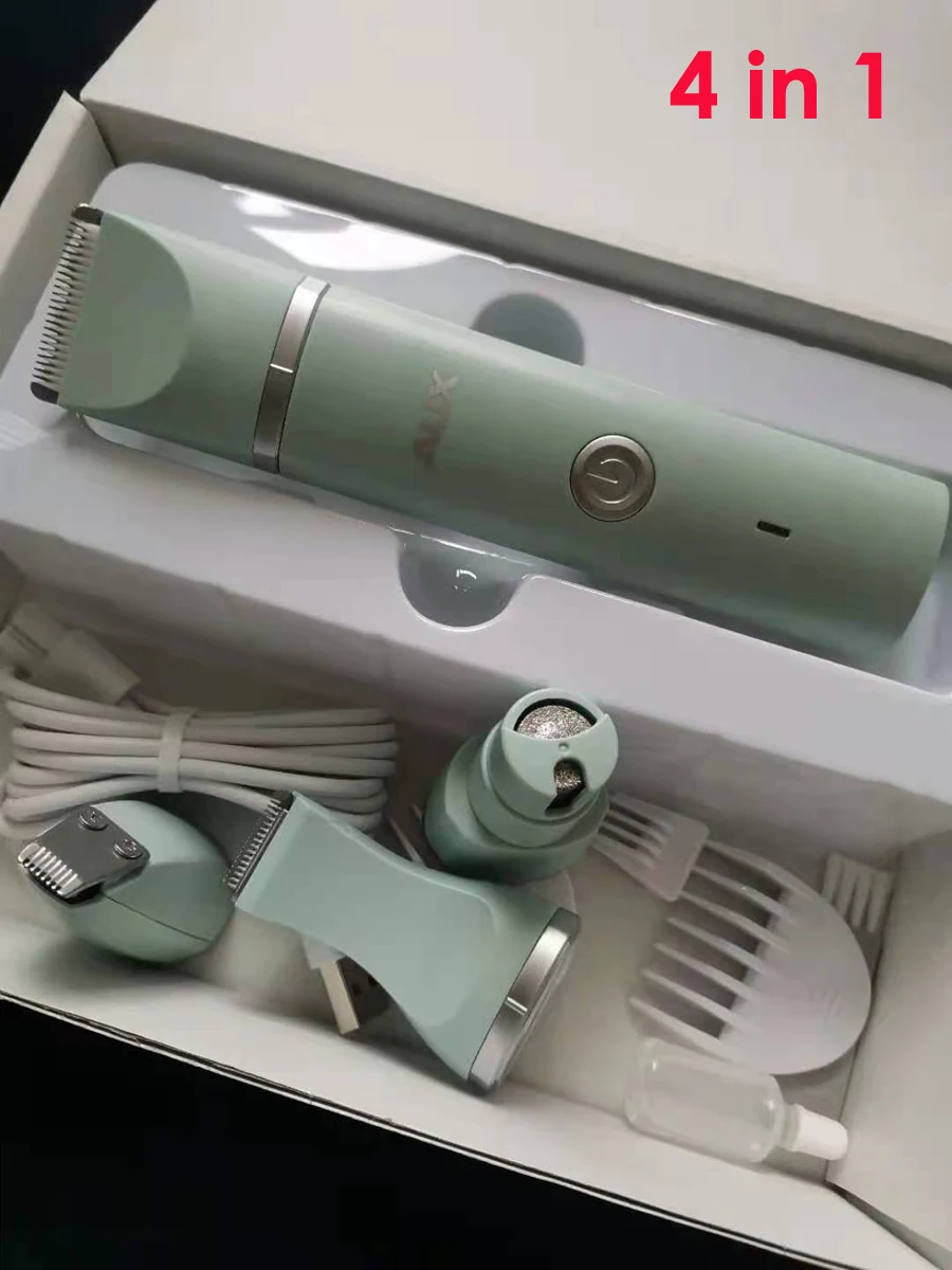 Pet Clipper Dog Hair Trimmer Pet Hair Trimmer Dog Clipper Pet Nail Grinder Dog Cat Hair Trimmer Paw Nail Grinder Pets Clippers Foot Nail Cutter Low Noise Grooming Machine USB