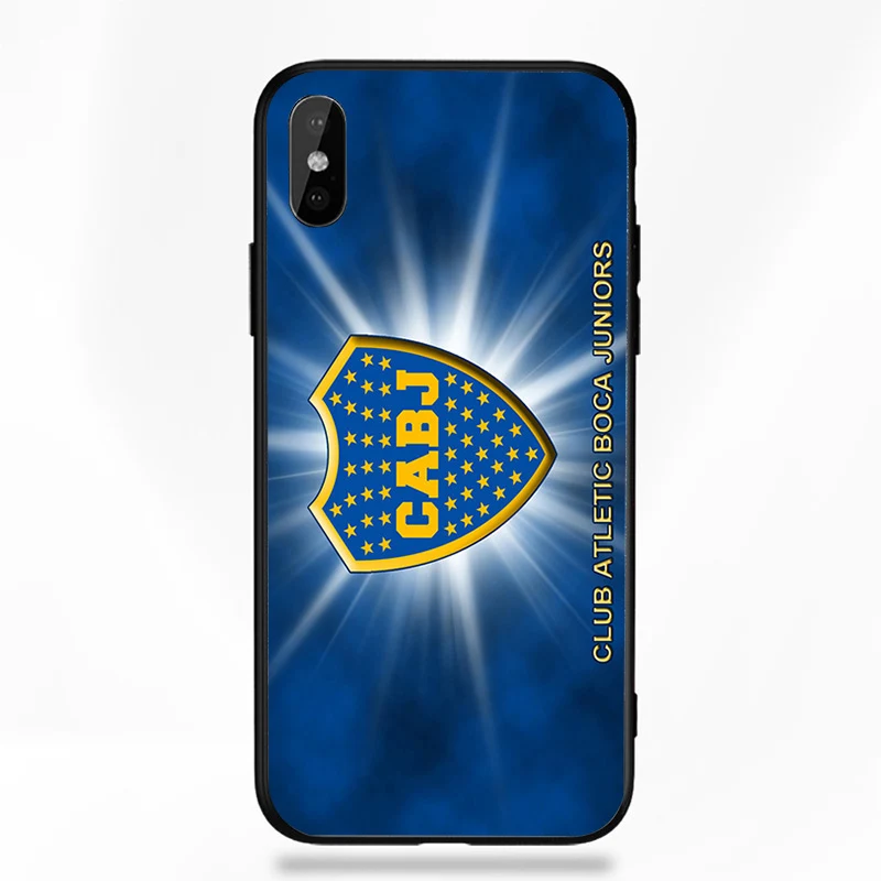 Чехол для телефона для FC Boca Juniors iphone XR 11 Pro XS Max X 5 5S черный DIY черный мягкий чехол для Salvio iphone SE 7 8 6 6S Plus 7Plus - Цвет: A2497