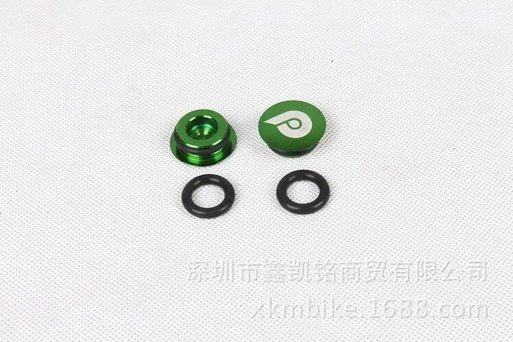 green 1pc Litepro Кривошипные крышки алюминиевый сплав полый кривошипный колпачок правая крышка M610 XT BMX велосипедная Звездочка шатун винт - Цвет: green 1pc