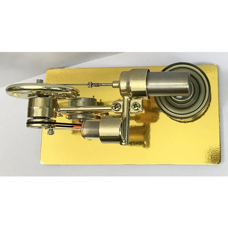 NEW-Mini Hot Air Stirling Engine Motor Model Stream Power Physics Experiment Model Educational Science Toy Gift for Children