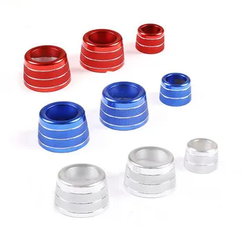 

For BMW 5 X3 6 Series GT 2018 2019 Car Air Condition Volume Adjust Knob Switch Ring Interior Car Sticker Accessory