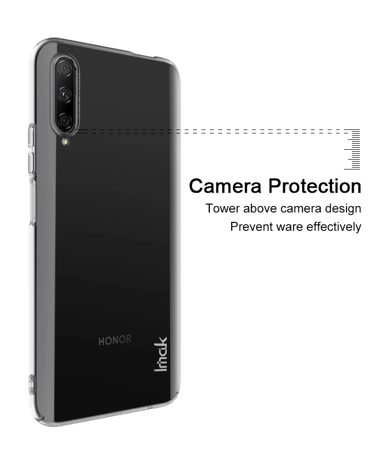 Imak Air кристально прозрачный чехол для huawei Honor 9X Pro Жесткий пластиковый Чехол