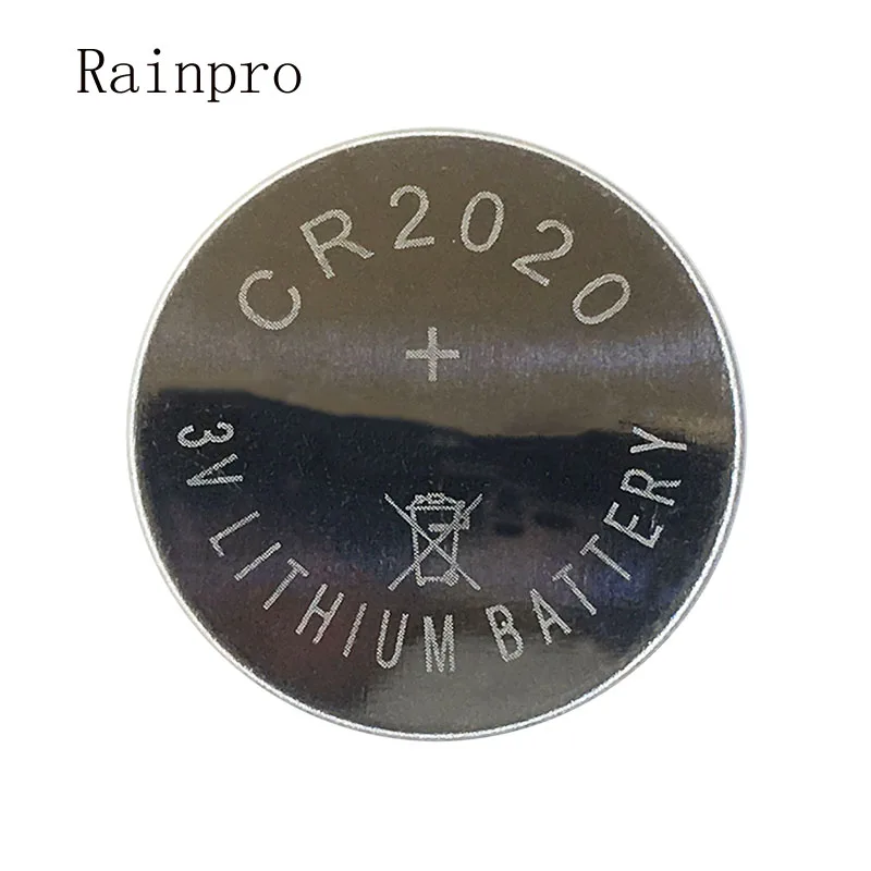 Rainpro 2 шт./лот CR2020 Кнопочная батарея 3 В литиевая батарея подходит для дистанционного управления/электронного счетчика и так далее