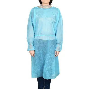 

5pcs Disposable Aprons One-time Use Dust-proof Adjustable Non-woven Aprons Gown Protection Clothes for Tattoo Beauty Salon SPA