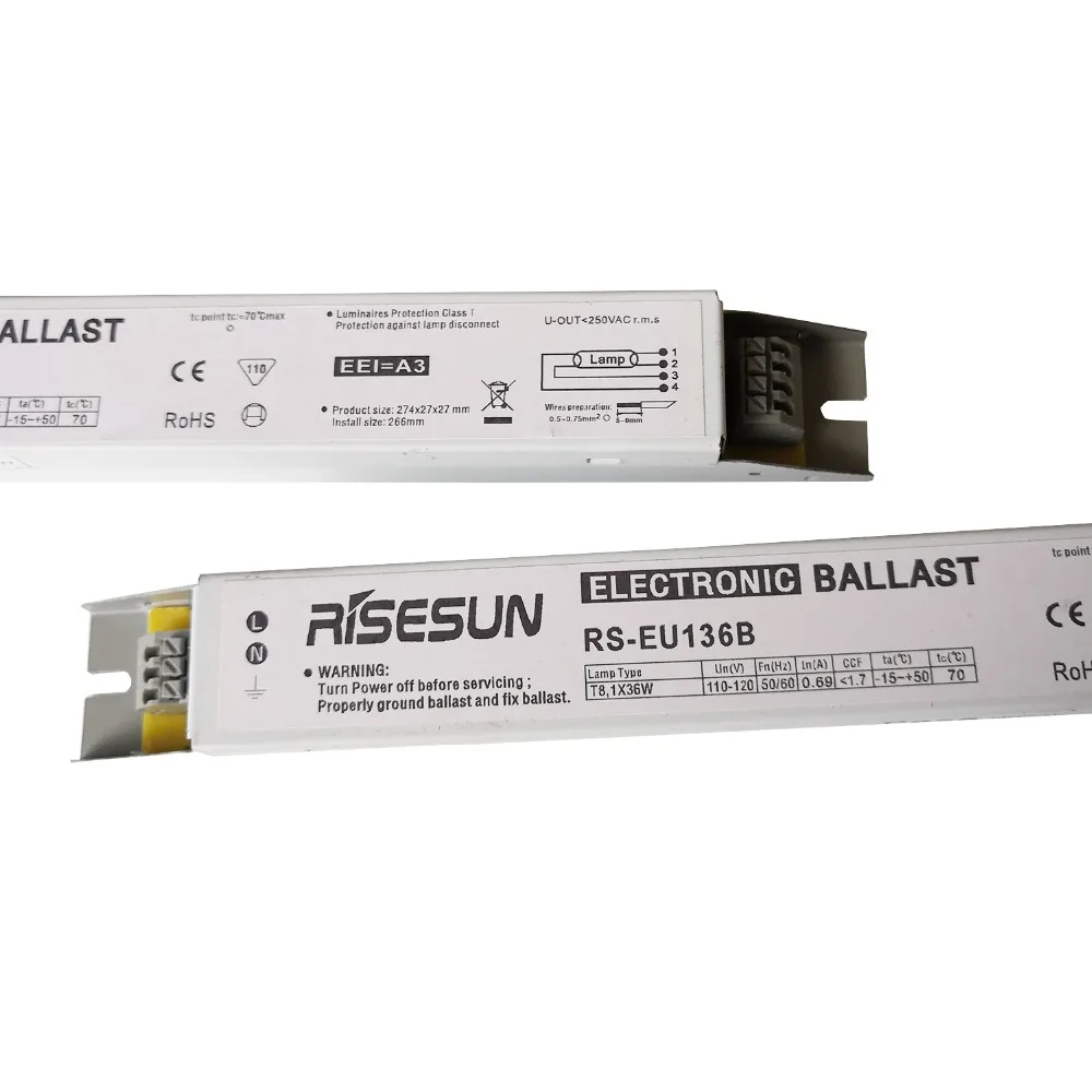 RS-EU136B 120V Electronic Ballast 6