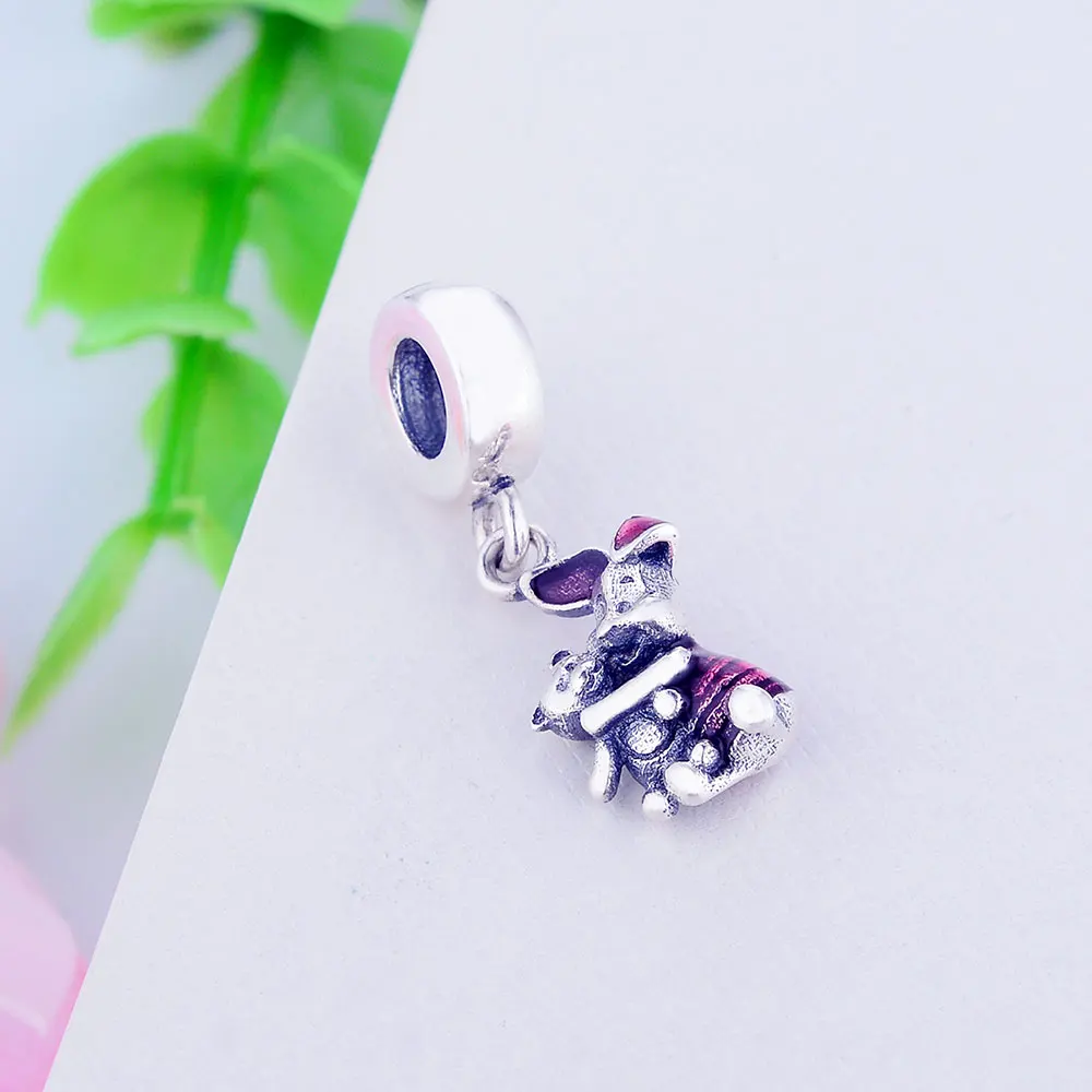 Подходят для оригинальных браслетов Pandora прозрачные эмалированные Подвески в