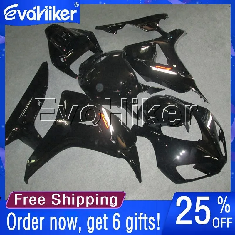 

Индивидуальный мотоциклетный хомут для CBR1000RR 2006-2007, обтекатель из АБС-пластика, литьевая форма, комплект для кузова мотоцикла, черный + подарки