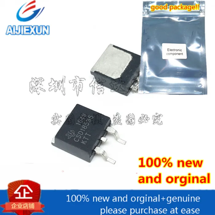 5 шт. 100% новый и оригинальный транзистор CSD18535KTT TO-263 MOSFET 60 в 279A N-Channel NexFET Power |